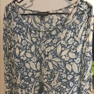 Lane Bryant Blue/White blouse